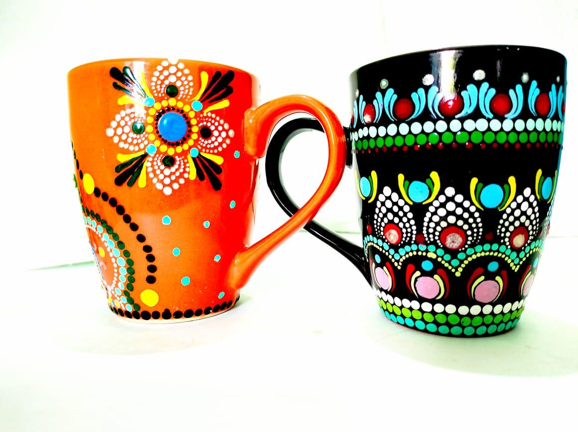 Mandala art cup