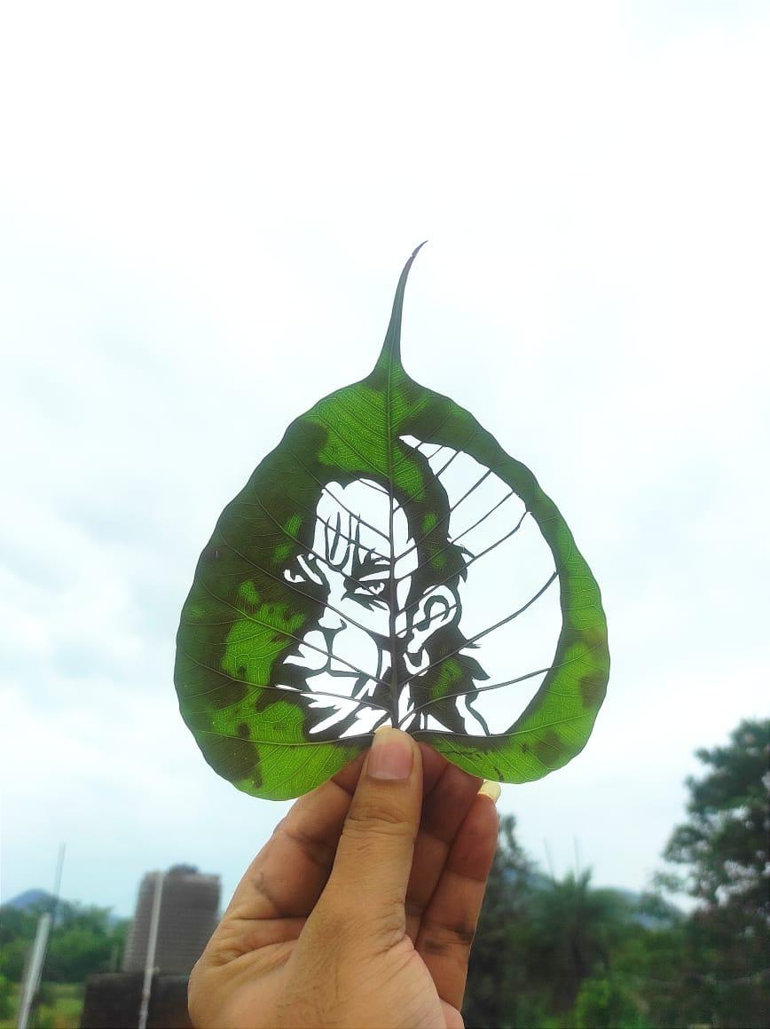 Malakaal leaf art